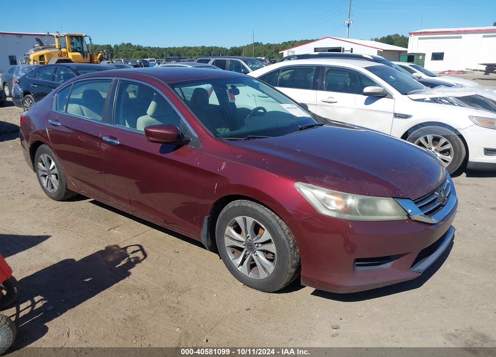 2013 HONDA ACCORD LX VIN: 1HGCR2F35DA029186