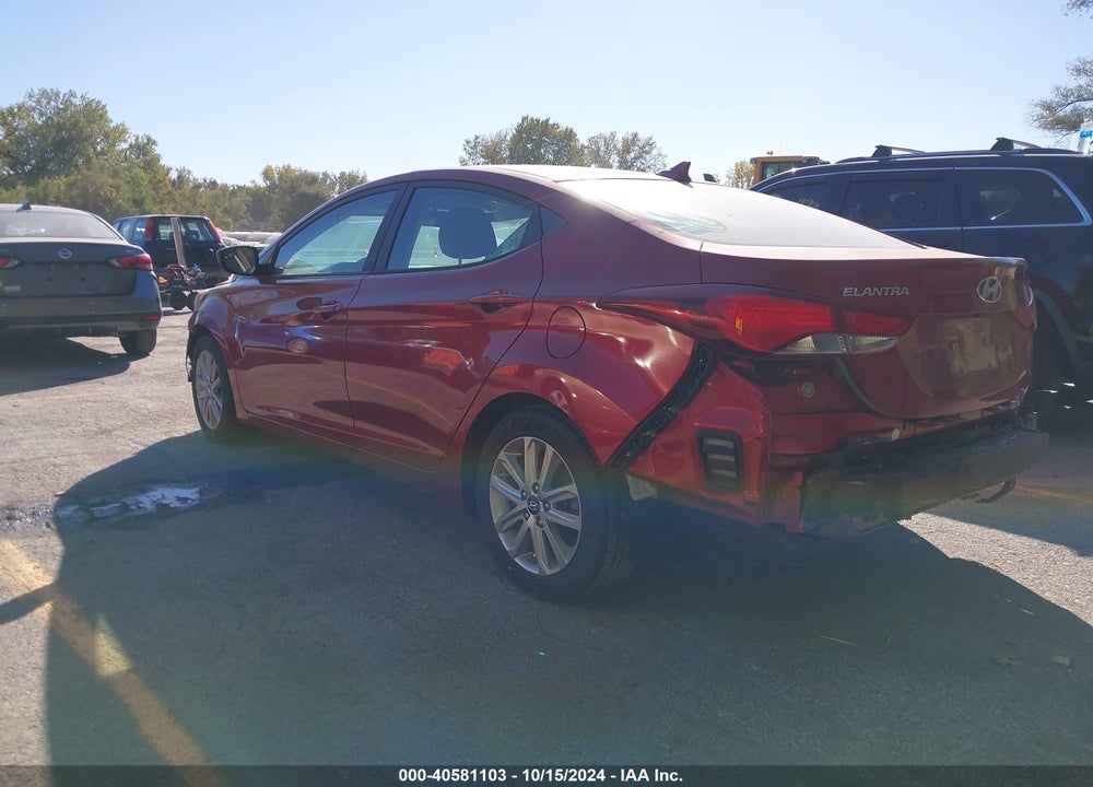 2014 HYUNDAI ELANTRA SE VIN: 5NPDH4AE3EH457133