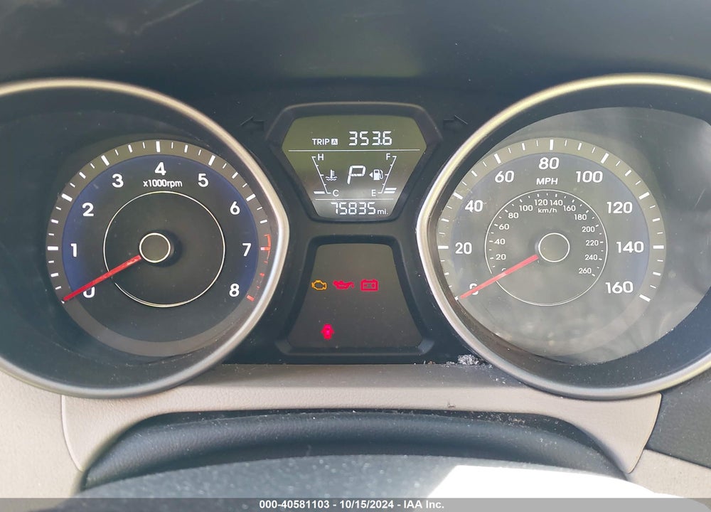 2014 HYUNDAI ELANTRA SE VIN: 5NPDH4AE3EH457133