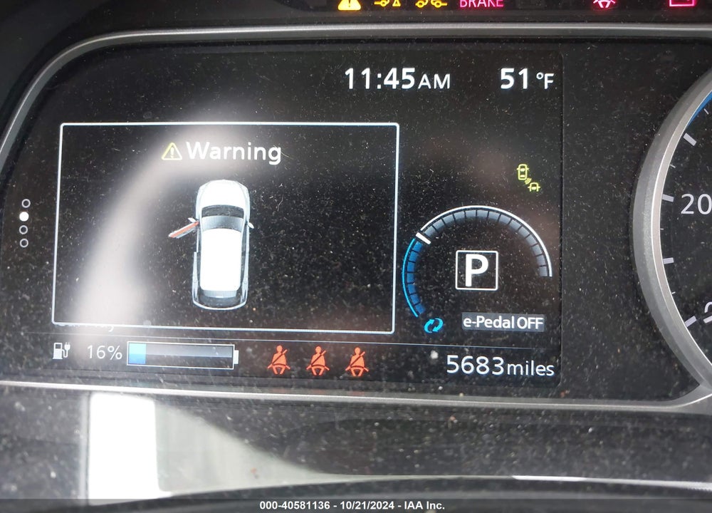 2023 NISSAN LEAF S 40 KWH VIN: 1N4AZ1BV1PC560388