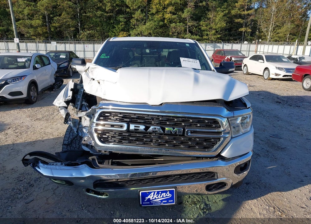 2022 RAM 1500 BIG HORN 4X2 5'7 BOX VIN: 1C6RREFT9NN231072