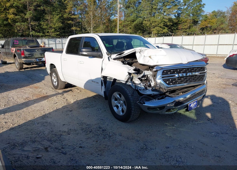 2022 RAM 1500 BIG HORN 4X2 5'7 BOX VIN: 1C6RREFT9NN231072