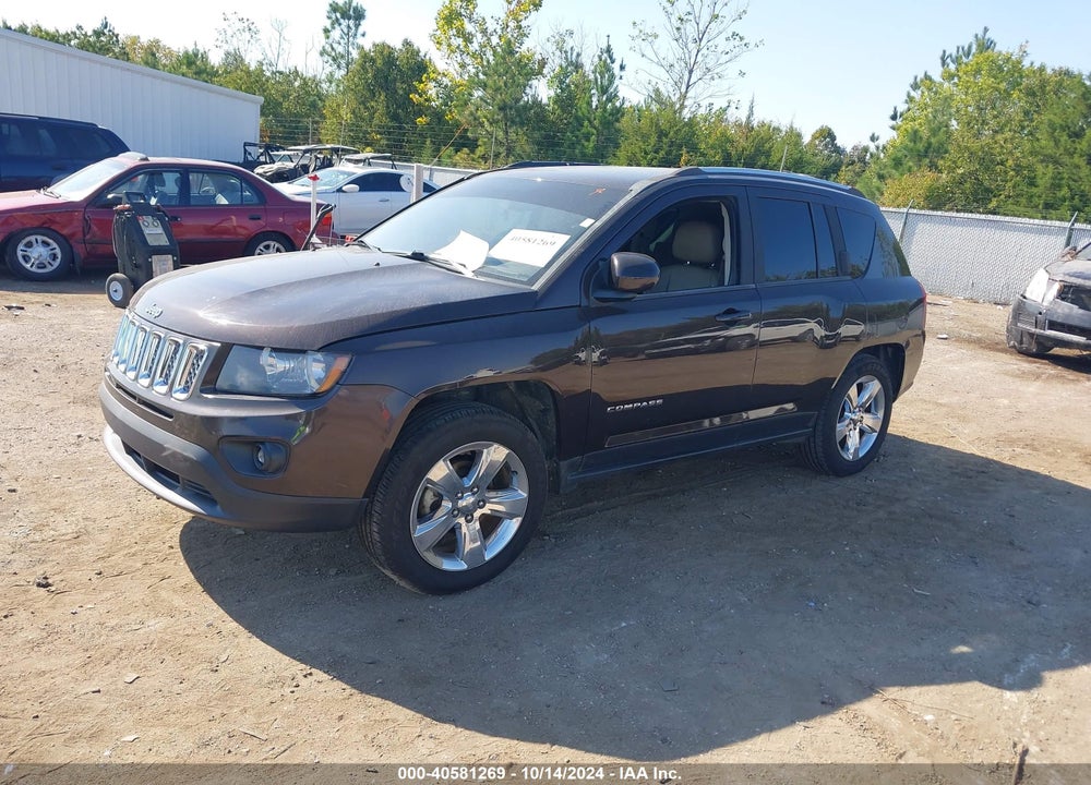 2014 JEEP COMPASS LATITUDE VIN: 1C4NJDEB8ED605727