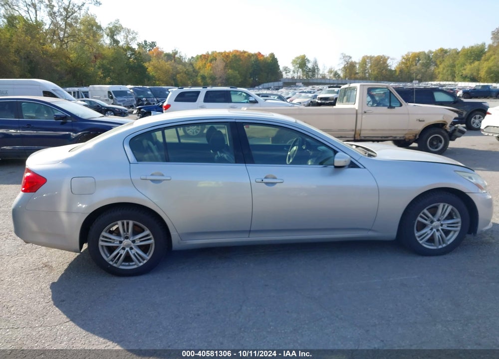 2012 INFINITI G25X VIN: JN1DV6AR9CM730072