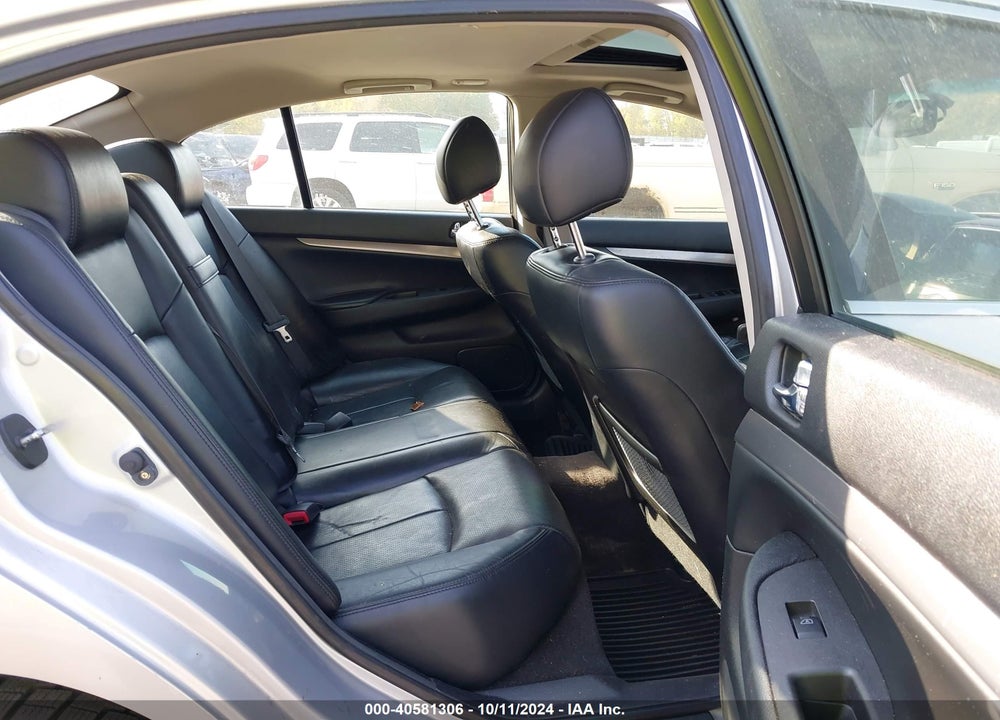 2012 INFINITI G25X VIN: JN1DV6AR9CM730072