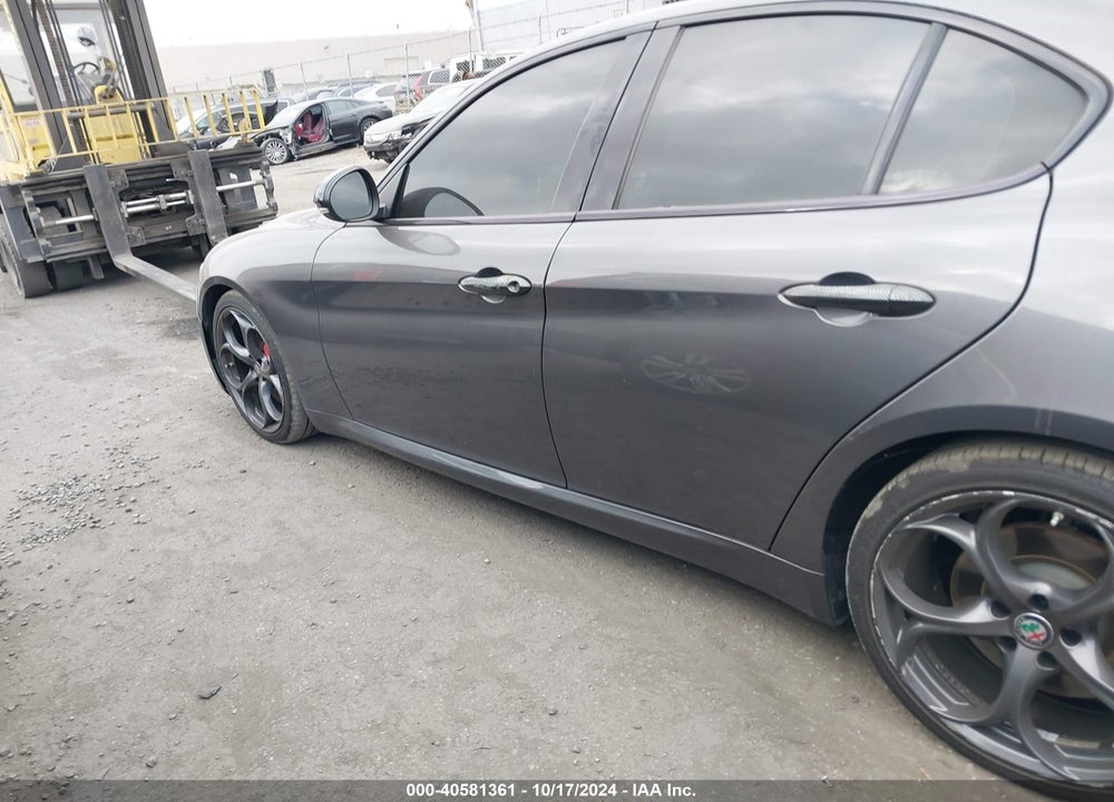 2018 ALFA ROMEO GIULIA TI SPORT RWD VIN: ZARFAECN2J7577963