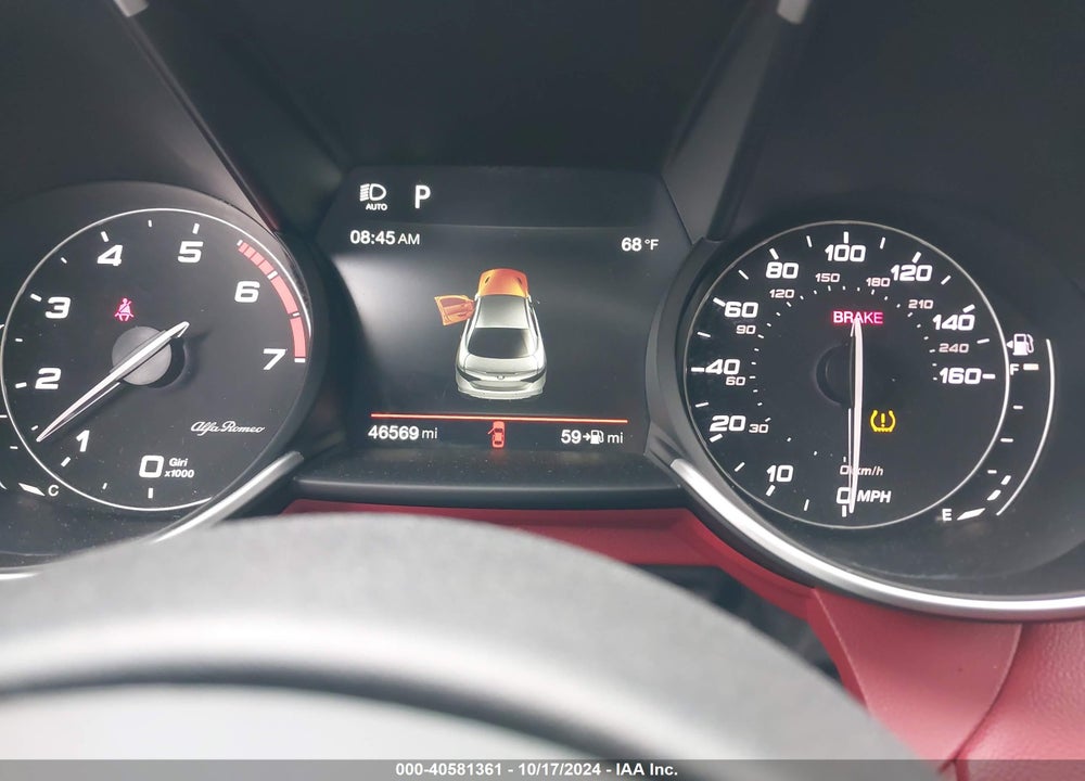 2018 ALFA ROMEO GIULIA TI SPORT RWD VIN: ZARFAECN2J7577963