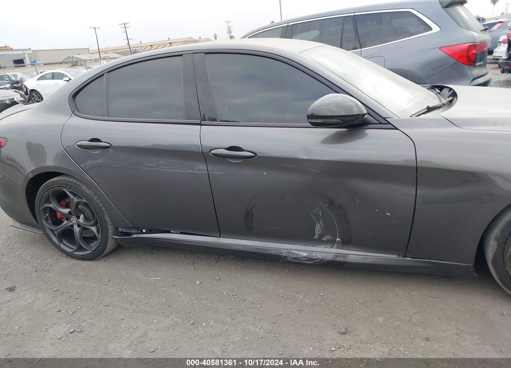 2018 ALFA ROMEO GIULIA TI SPORT RWD VIN: ZARFAECN2J7577963