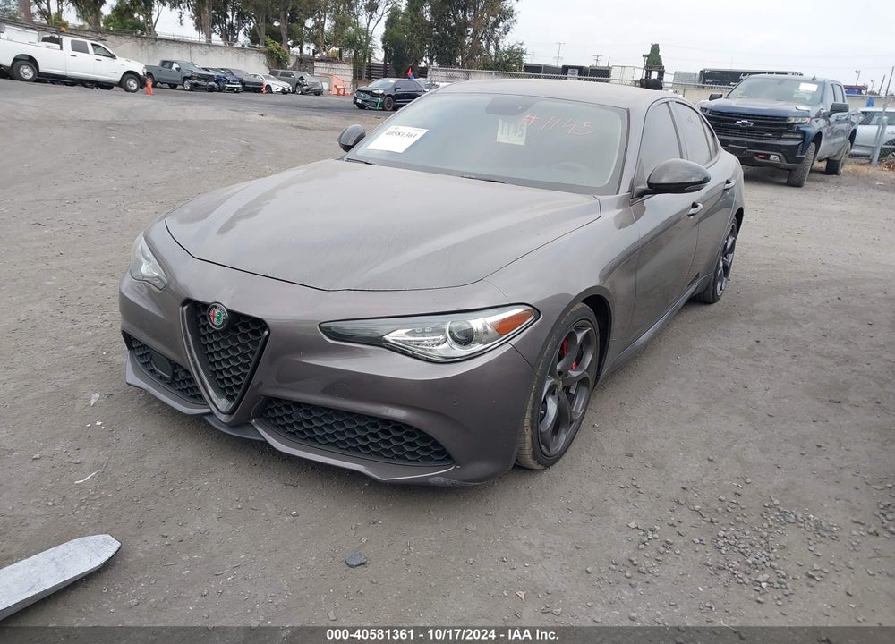 2018 ALFA ROMEO GIULIA TI SPORT RWD VIN: ZARFAECN2J7577963