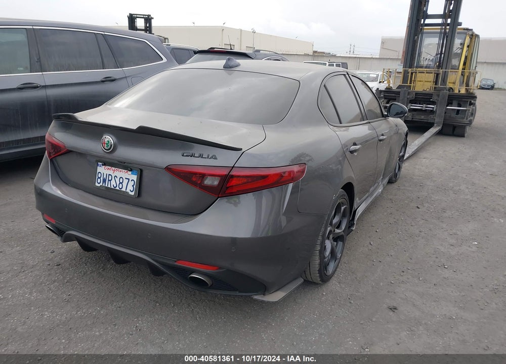 2018 ALFA ROMEO GIULIA TI SPORT RWD VIN: ZARFAECN2J7577963
