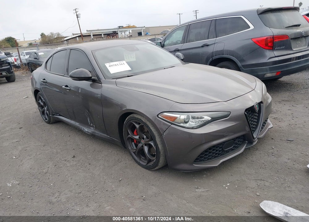 2018 ALFA ROMEO GIULIA TI SPORT RWD VIN: ZARFAECN2J7577963