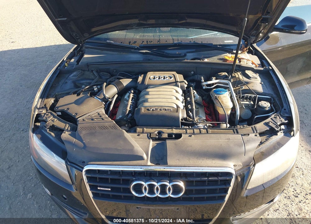2009 AUDI A5 3.2L VIN: WAUDK78T29A013825