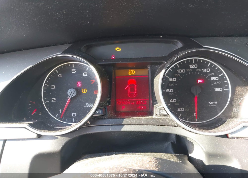 2009 AUDI A5 3.2L VIN: WAUDK78T29A013825