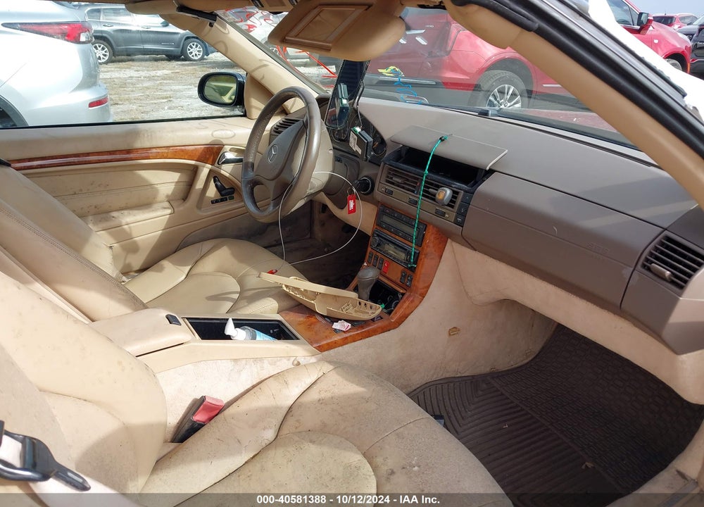 2000 MERCEDES-BENZ SL 500 VIN: WDBFA68F9YF194795