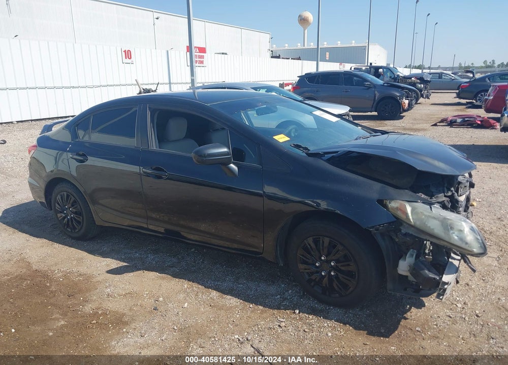 2014 HONDA CIVIC LX VIN: 19XFB2F51EE235184