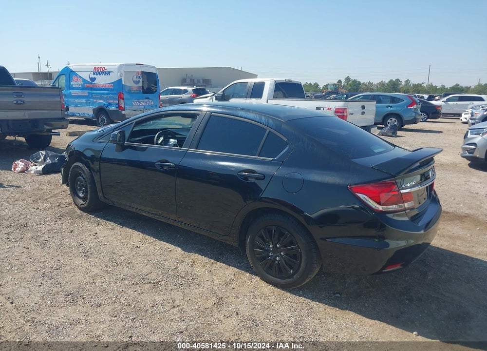 2014 HONDA CIVIC LX VIN: 19XFB2F51EE235184