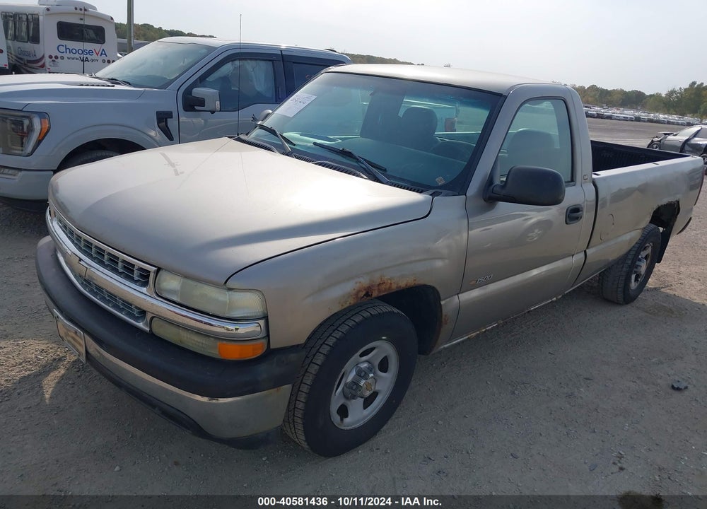 2002 CHEVROLET SILVERADO 1500 COMMERCIAL VIN: 1GCEC14W52Z275721