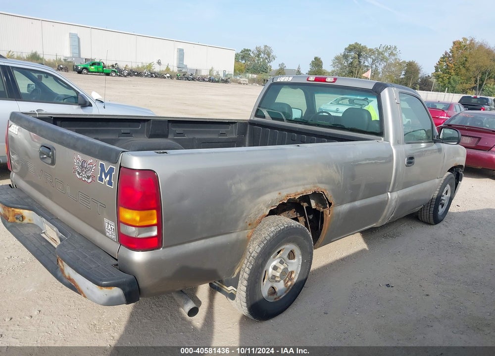 2002 CHEVROLET SILVERADO 1500 COMMERCIAL VIN: 1GCEC14W52Z275721