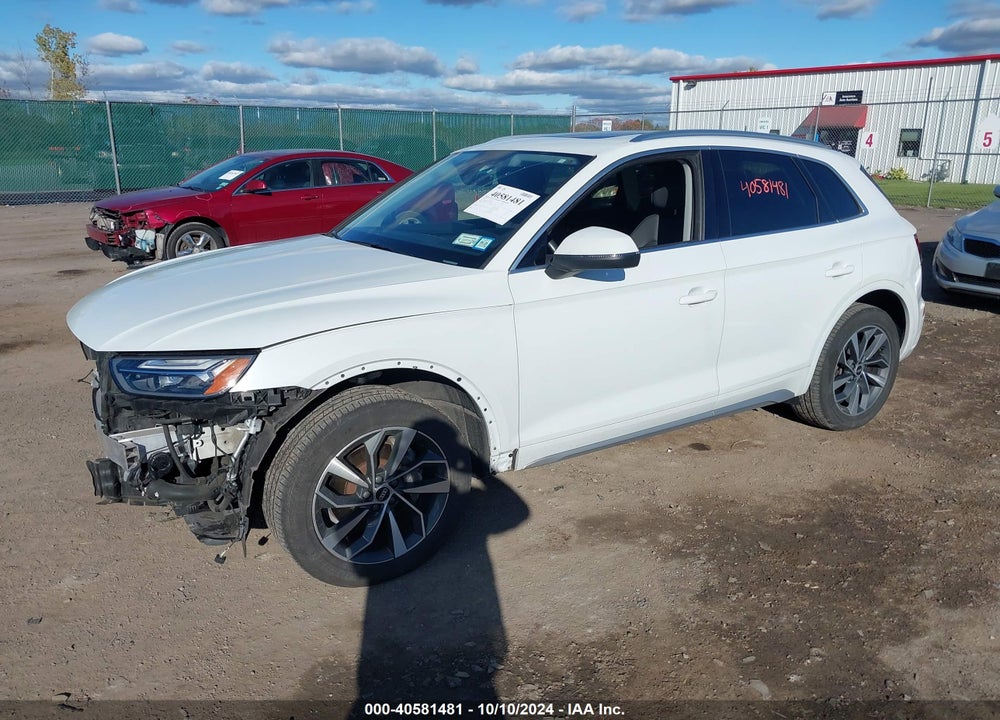2021 AUDI Q5 PREMIUM PLUS 45 TFSI QUATTRO S TRONIC VIN: WA1BAAFY8M2022048