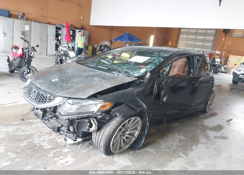2013 HONDA CIVIC SI VIN: 2HGFB6E54DH710016