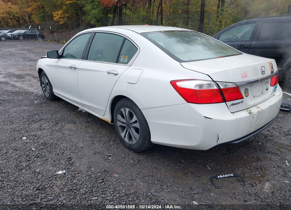 2013 HONDA ACCORD LX VIN: 1HGCR2F36DA147537