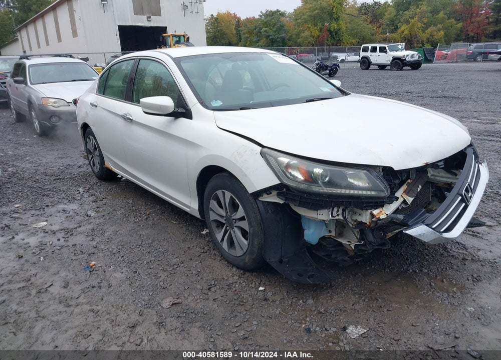 2013 HONDA ACCORD LX VIN: 1HGCR2F36DA147537