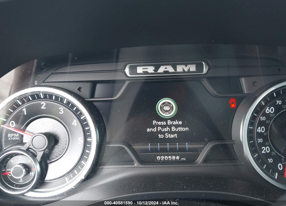 2022 RAM 1500 BIG HORN 4X2 6'4 BOX VIN: 1C6RREMT6NN408227