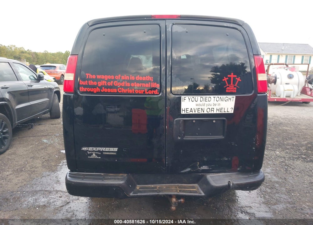 2008 CHEVROLET EXPRESS LS VIN: 1GAHG39K081209421