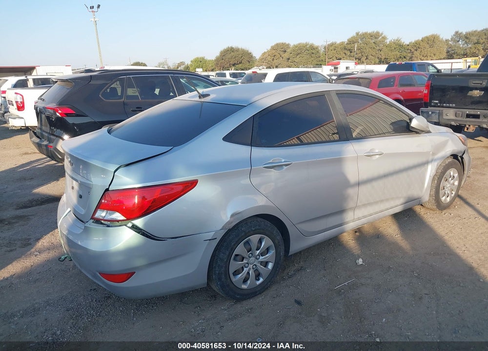 2017 HYUNDAI ACCENT SE VIN: KMHCT4AE1HU323544