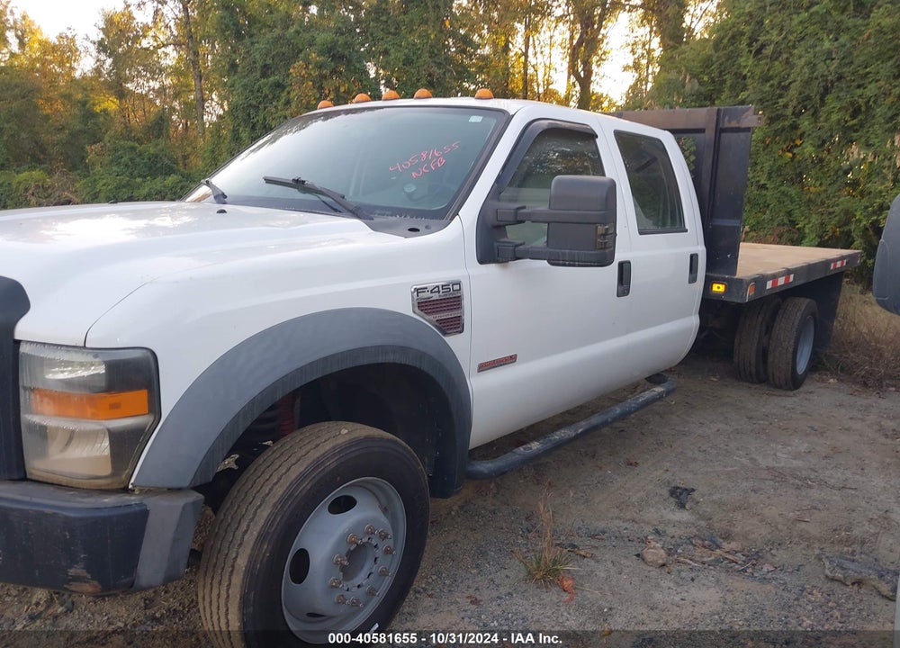 2008 FORD F-450 CHASSIS LARIAT/XL/XLT VIN: 1FD4W46R68ED17109
