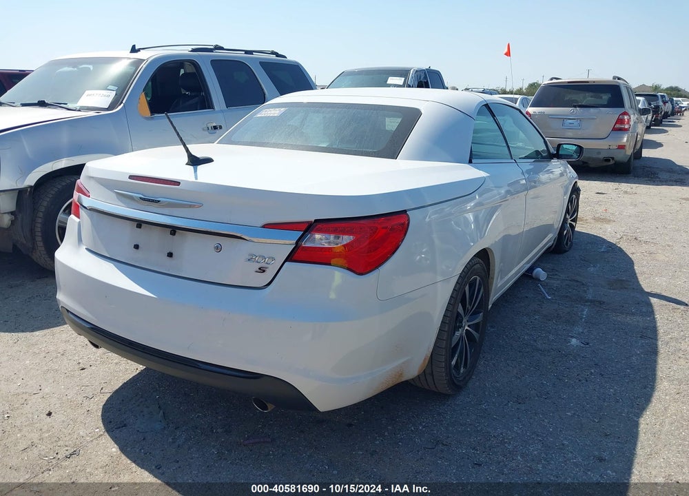 2012 CHRYSLER 200 S VIN: 1C3BCBGG2CN277842