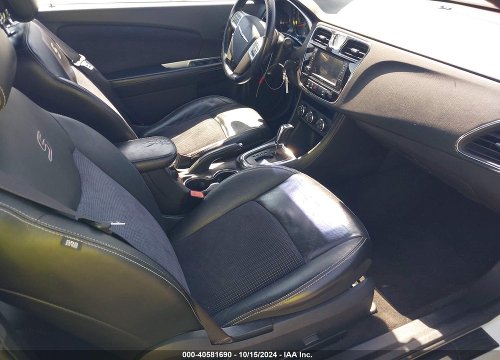2012 CHRYSLER 200 S VIN: 1C3BCBGG2CN277842