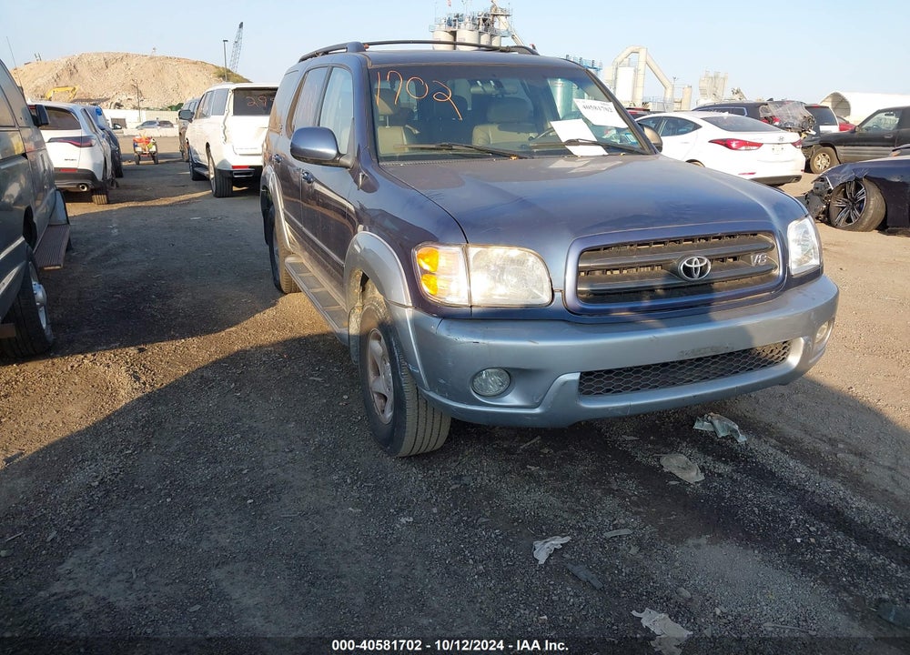 2002 TOYOTA SEQUOIA SR5 V8 VIN: 5TDBT44A02S094648