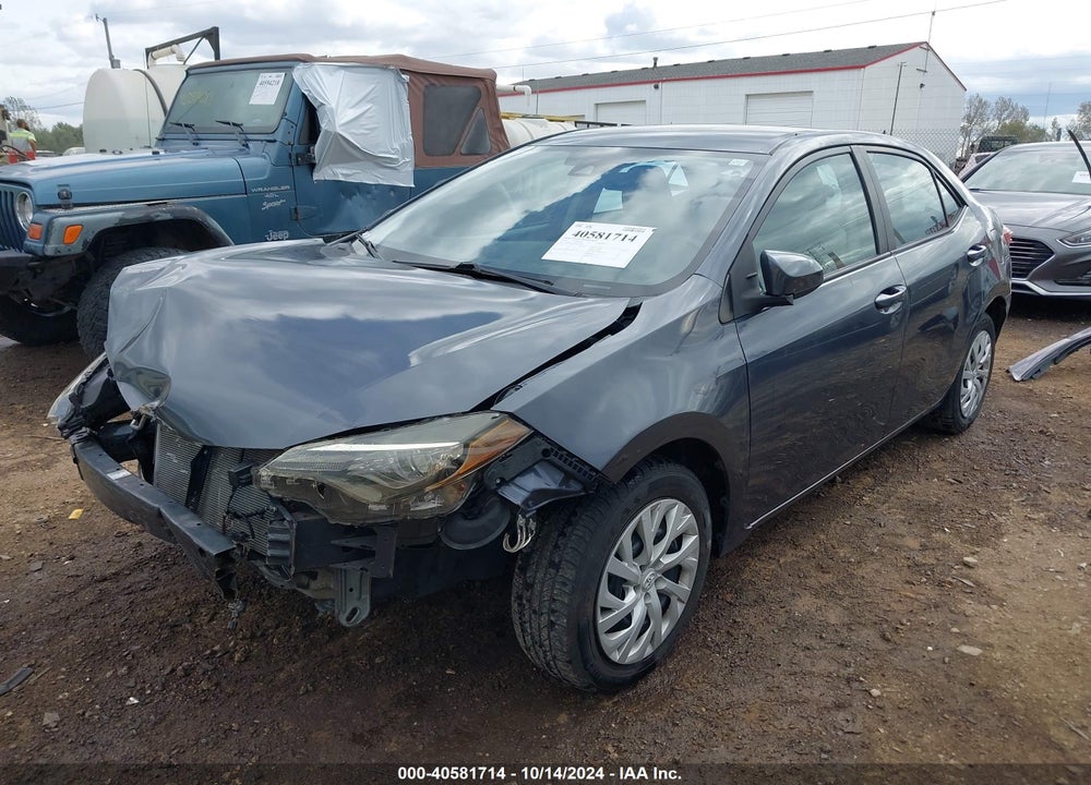 2018 TOYOTA COROLLA LE VIN: 5YFBURHE4JP852229
