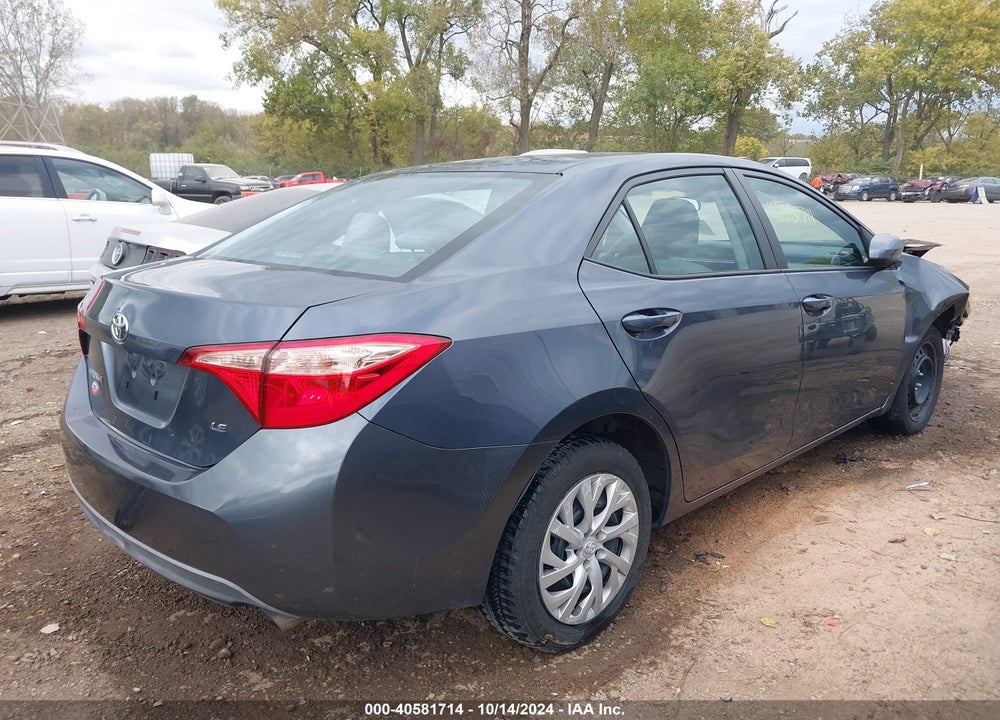 2018 TOYOTA COROLLA LE VIN: 5YFBURHE4JP852229