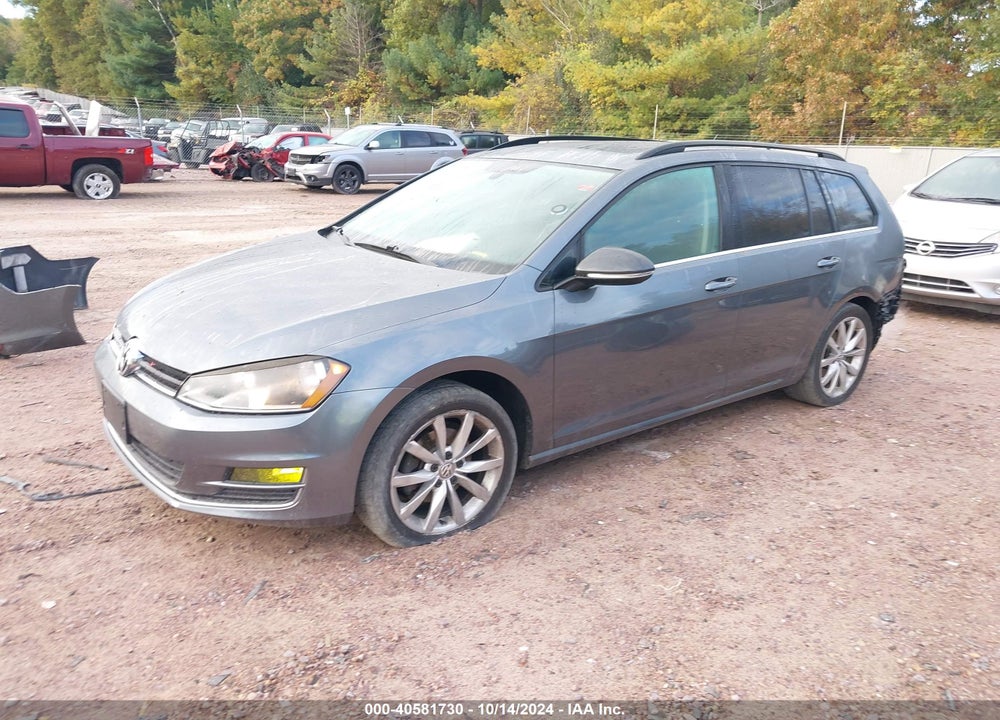 2015 VOLKSWAGEN GOLF SPORTWAGEN TSI SE 4-DOOR VIN: 3VWC17AUXFM514736