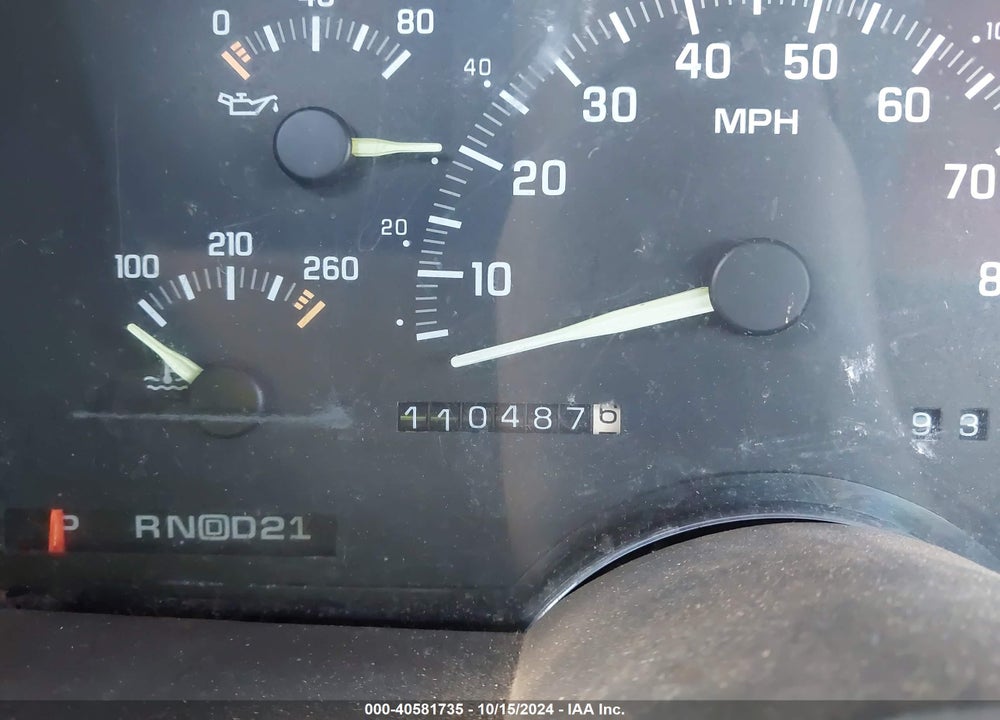 1993 CHEVROLET GMT-400 K2500 VIN: 1GCGK24K5PE237015