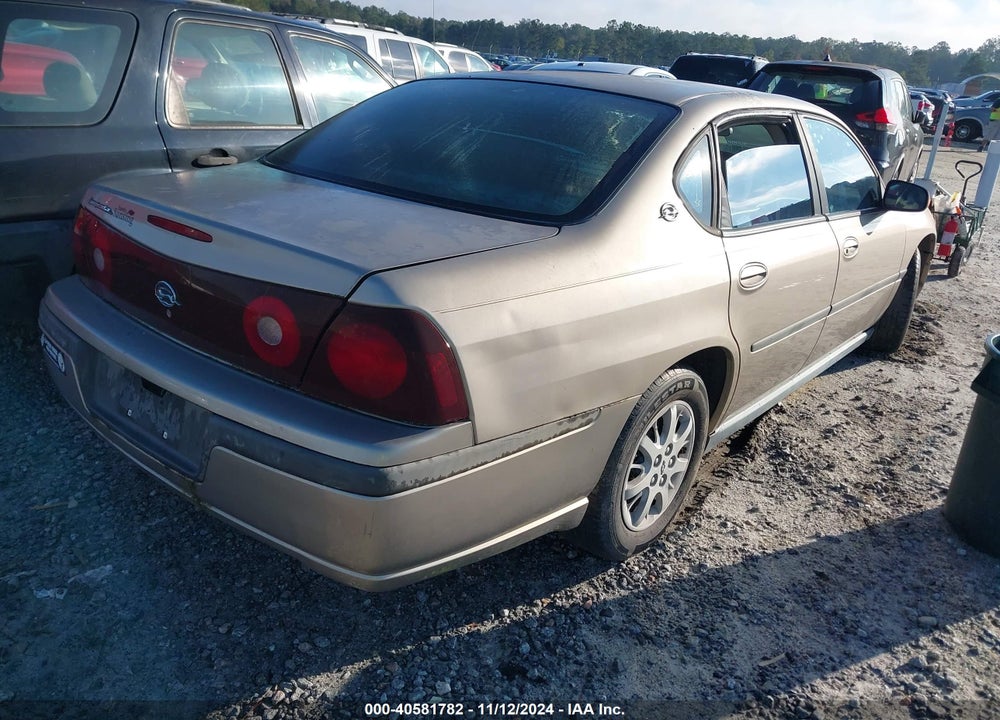 2002 CHEVROLET IMPALA VIN: 2G1WF52EX29331541