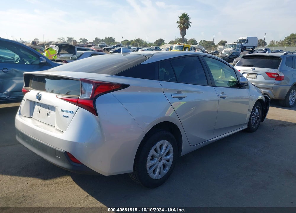 2019 TOYOTA PRIUS L ECO VIN: JTDKARFU4K3081347