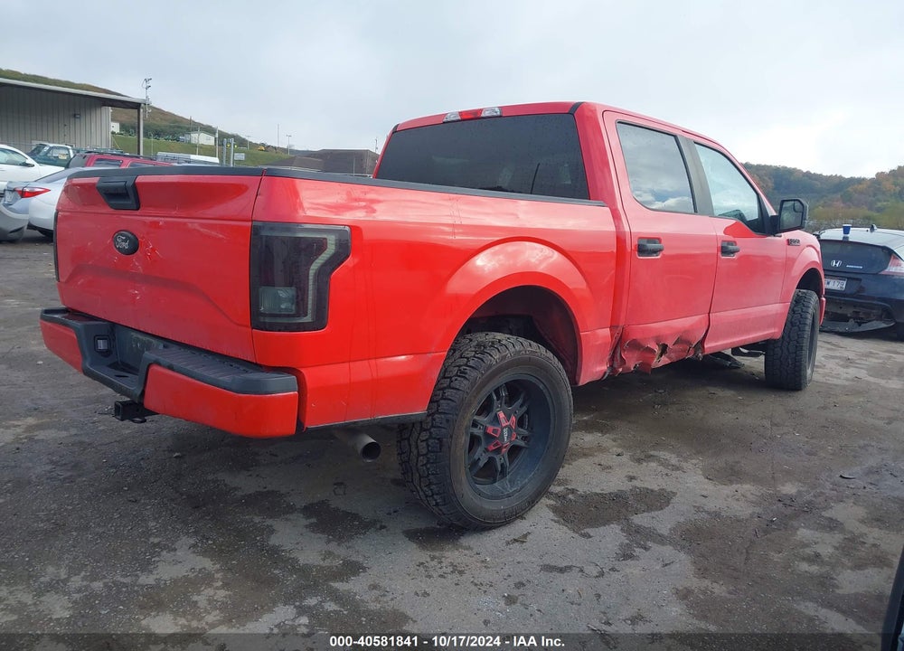 2017 FORD F-150 XL VIN: 1FTEW1EG8HKC00088