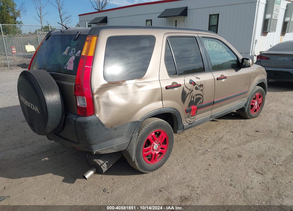 2004 HONDA CR-V EX VIN: SHSRD788X4U245399