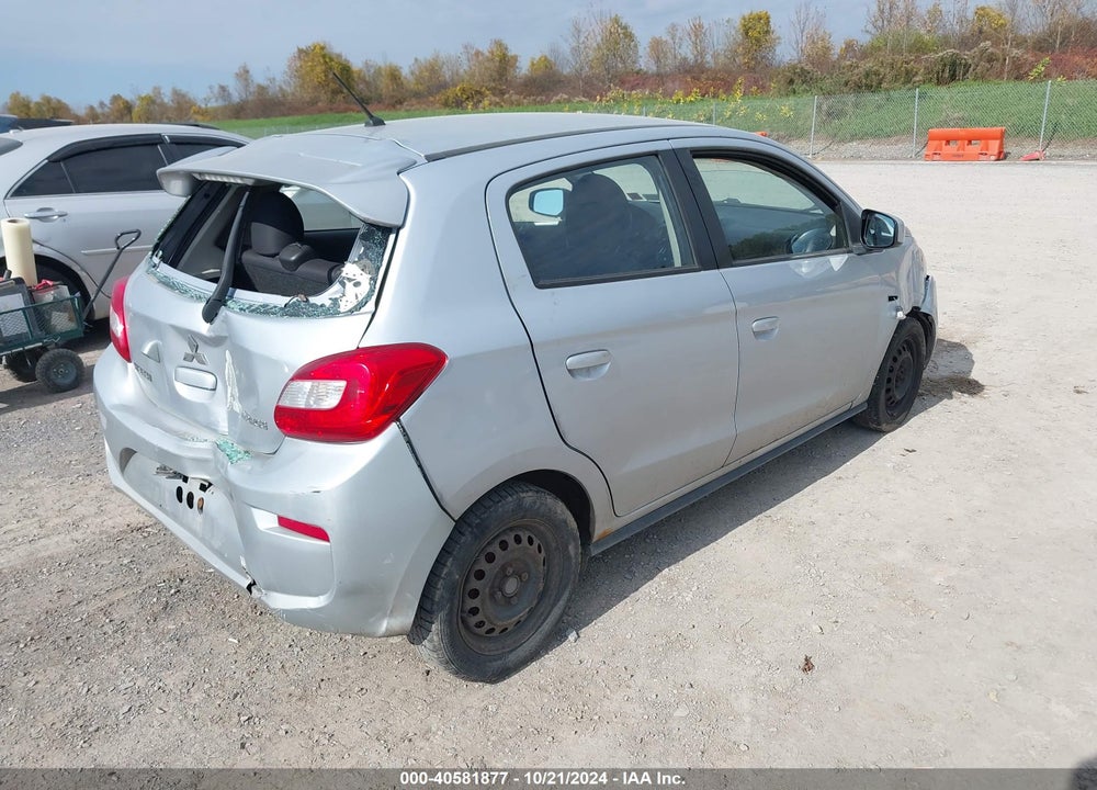 2018 MITSUBISHI MIRAGE ES VIN: ML32A3HJ8JH008180