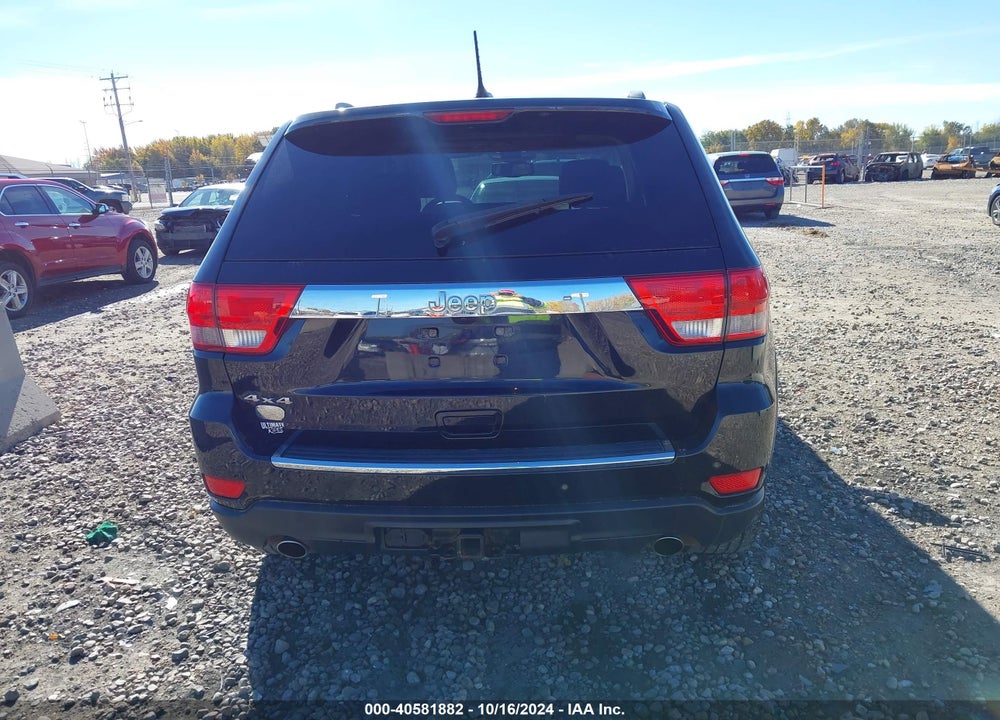 2012 JEEP GRAND CHEROKEE OVERLAND VIN: 1C4RJFCT9CC129595
