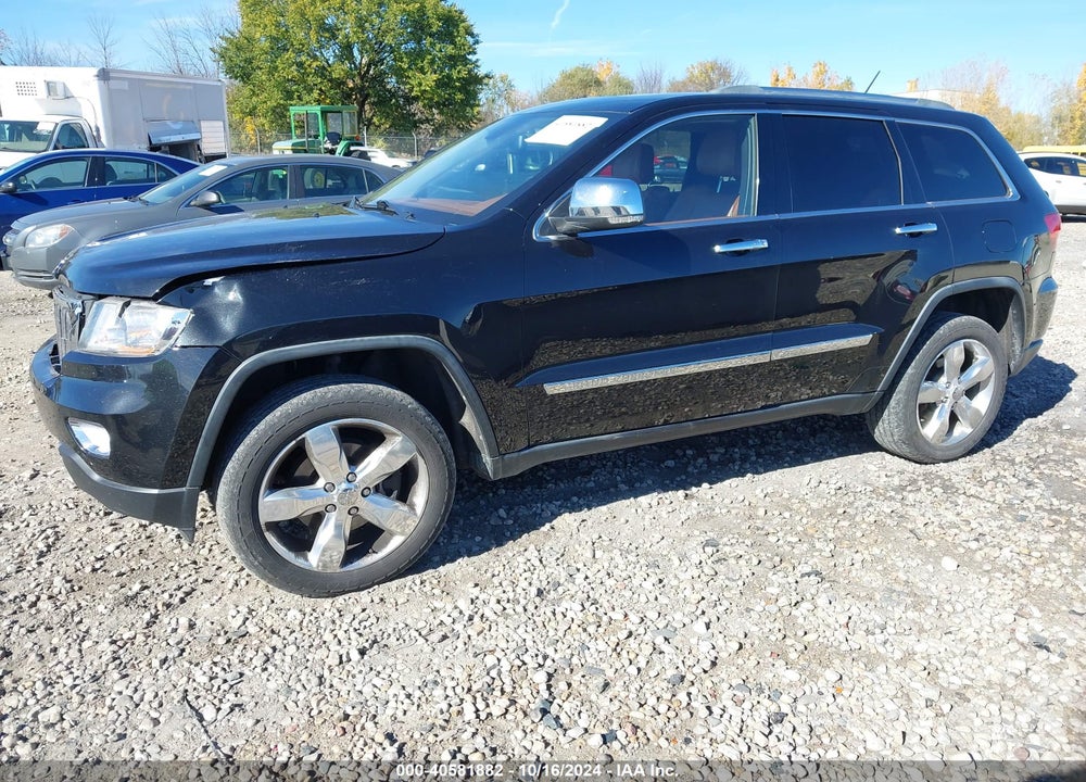2012 JEEP GRAND CHEROKEE OVERLAND VIN: 1C4RJFCT9CC129595