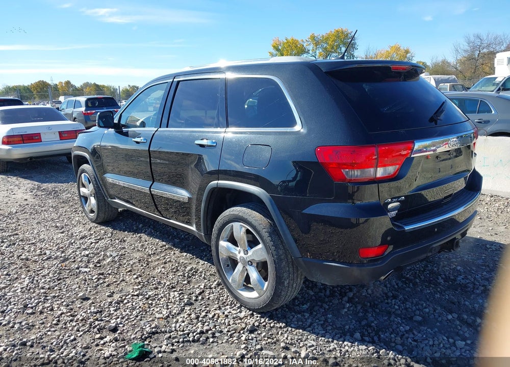 2012 JEEP GRAND CHEROKEE OVERLAND VIN: 1C4RJFCT9CC129595
