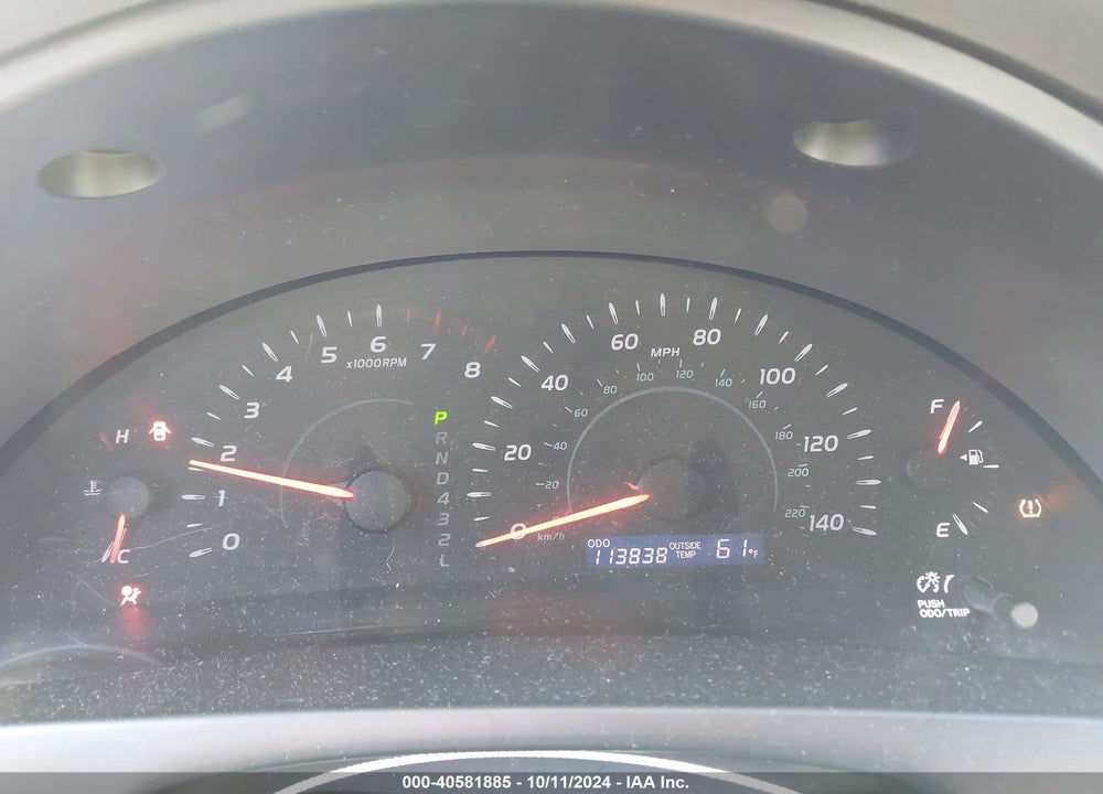 2007 TOYOTA CAMRY LE VIN: 4T1BE46K17U546444