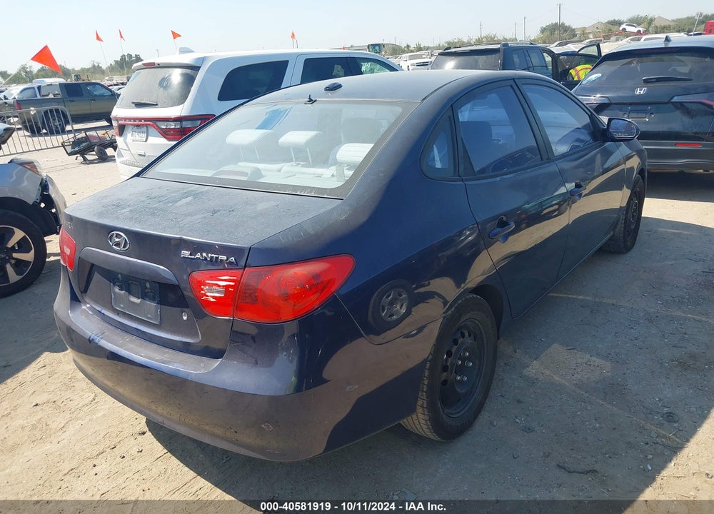 2009 HYUNDAI ELANTRA GLS VIN: KMHDU46D49U604482