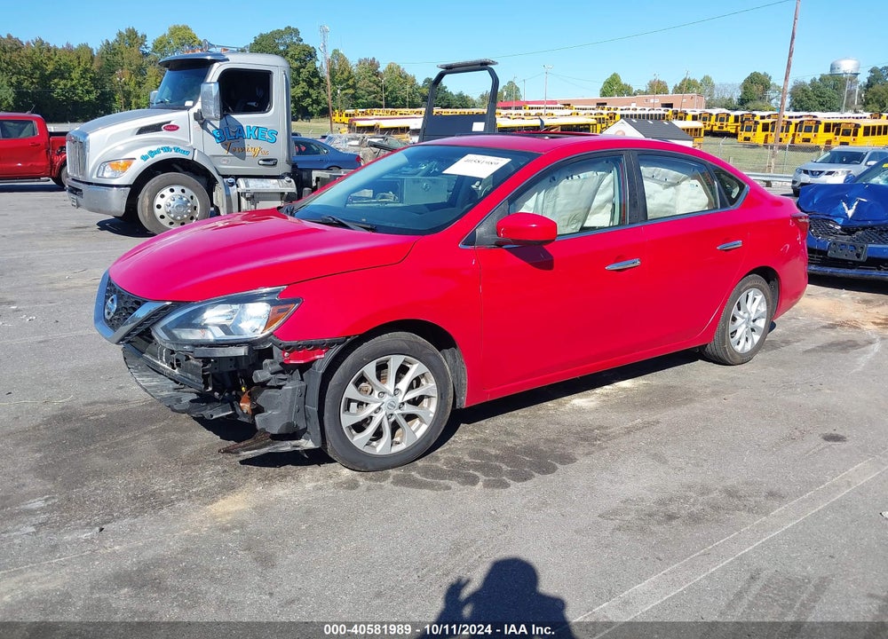2017 NISSAN SENTRA SV VIN: 3N1AB7AP8HY329892