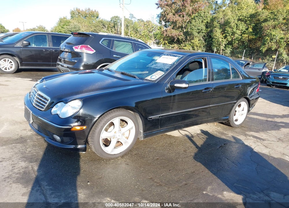 2006 MERCEDES-BENZ C 230 SPORT VIN: WDBRF52H86A875818