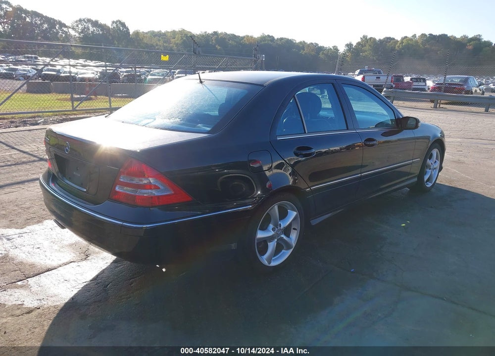 2006 MERCEDES-BENZ C 230 SPORT VIN: WDBRF52H86A875818